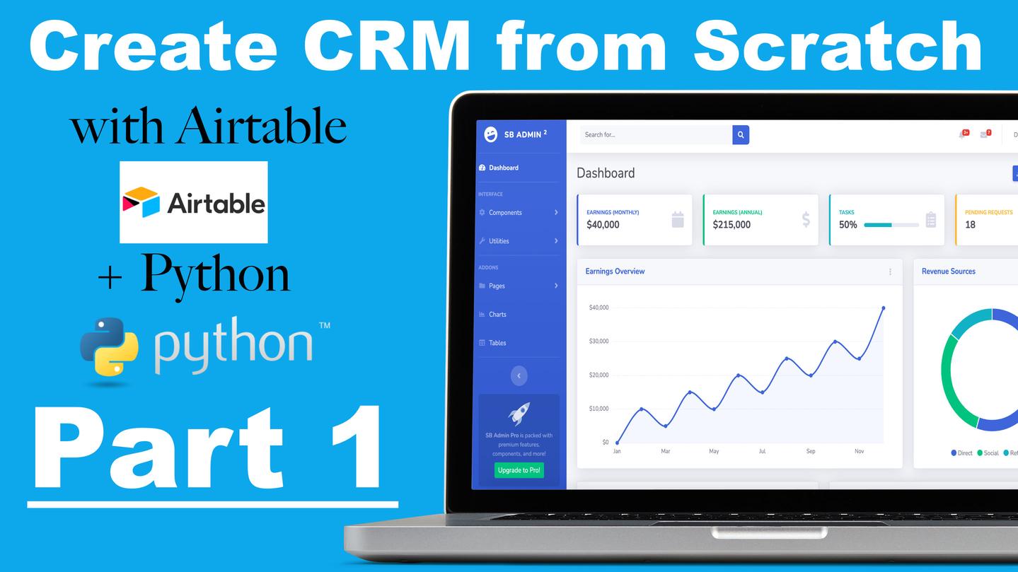 Create CRM Platform with Airtable and Python Step by Step