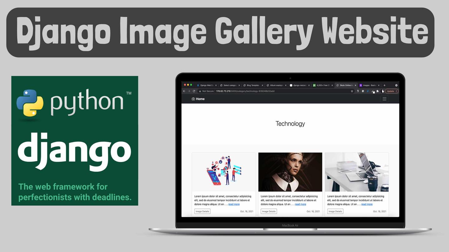 Django Image Gallery Website Step by Step Tutorial