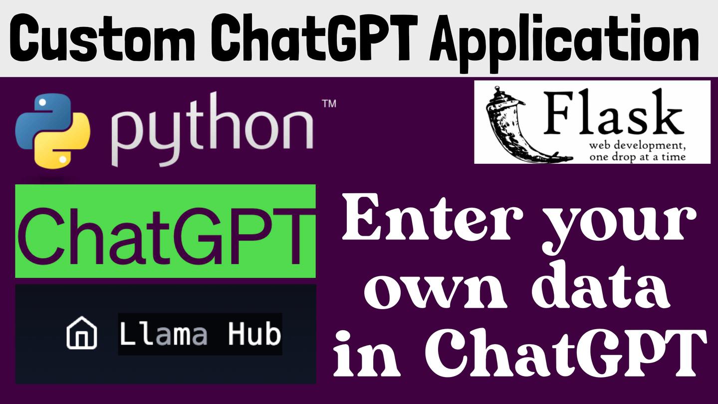 Custom ChatGPT Application with Chat GPT API from OpenAI in Python Flask
